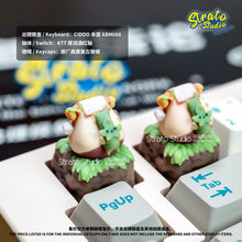 Load image into Gallery viewer, Legend of Zelda Korok Doujin Custom Resin Keycap for Cherry MX
