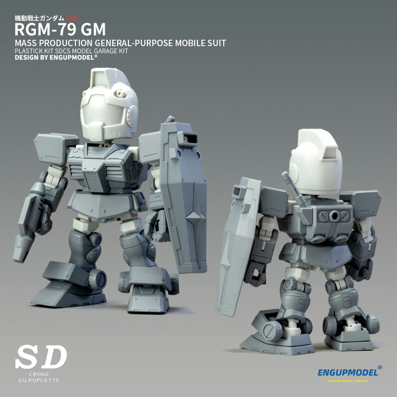 SDCS RGM-79 GM SD Gundam Cross Silhouette 3D Printing Resin