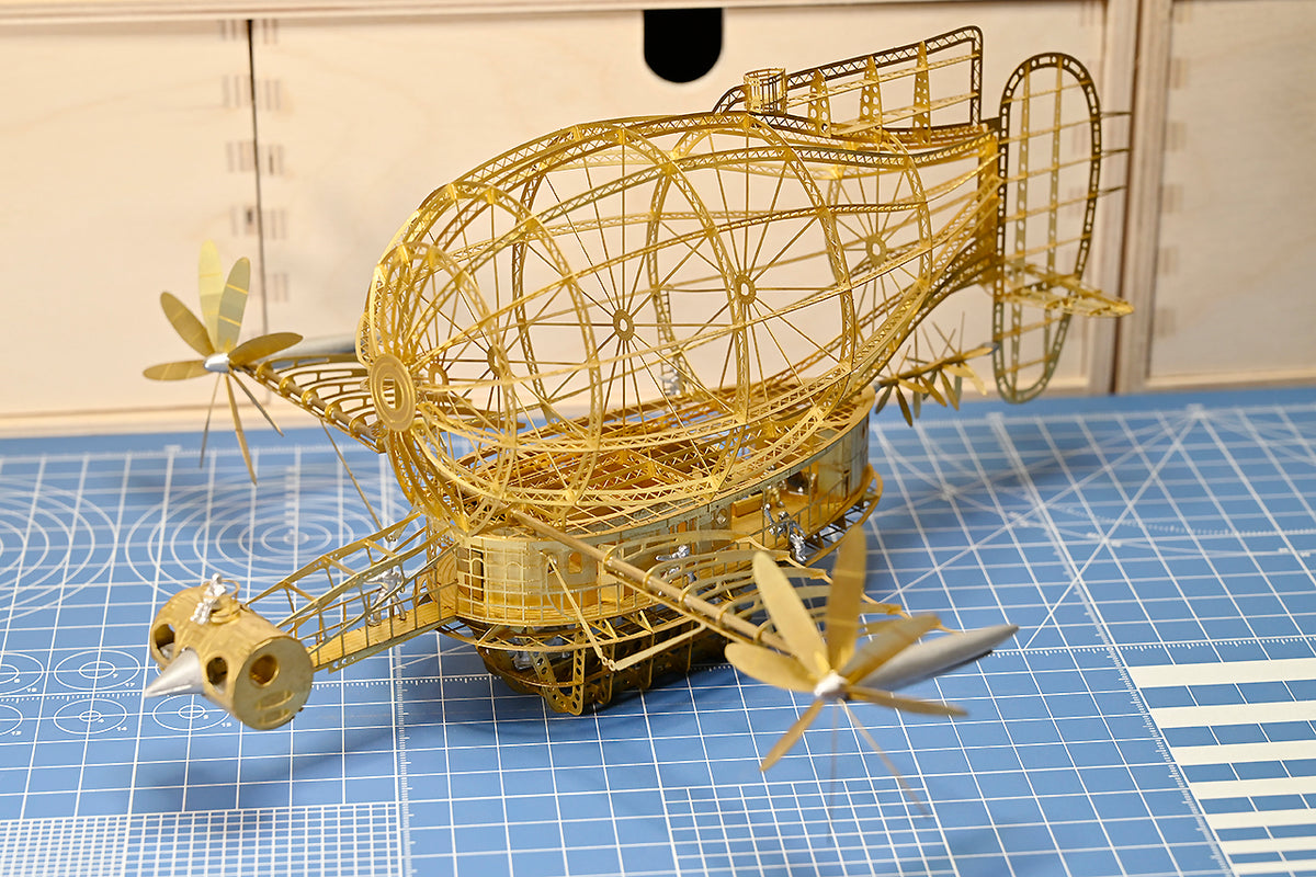 1/144 Laputa Castle in the Sky Tiger Moth Brass Precision Structure Model Kit