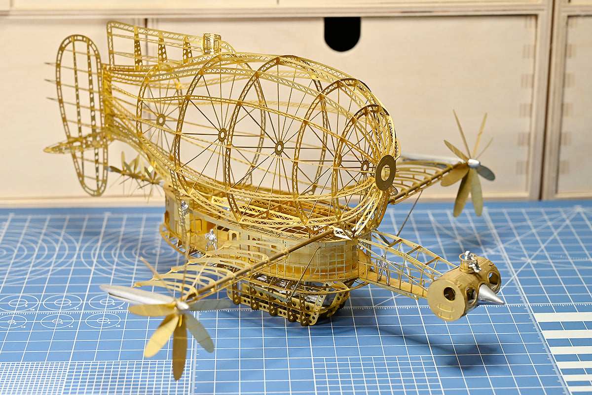 1/144 Laputa Castle in the Sky Tiger Moth Brass Precision Structure Model Kit