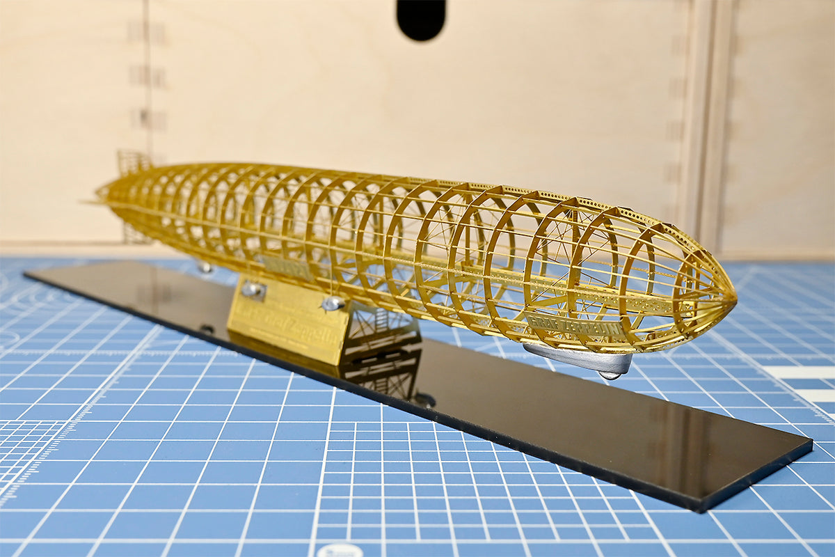 1/1000 German Graf Zeppelin Airship D-LZ127 1929 Brass Precision Structure Model Kit