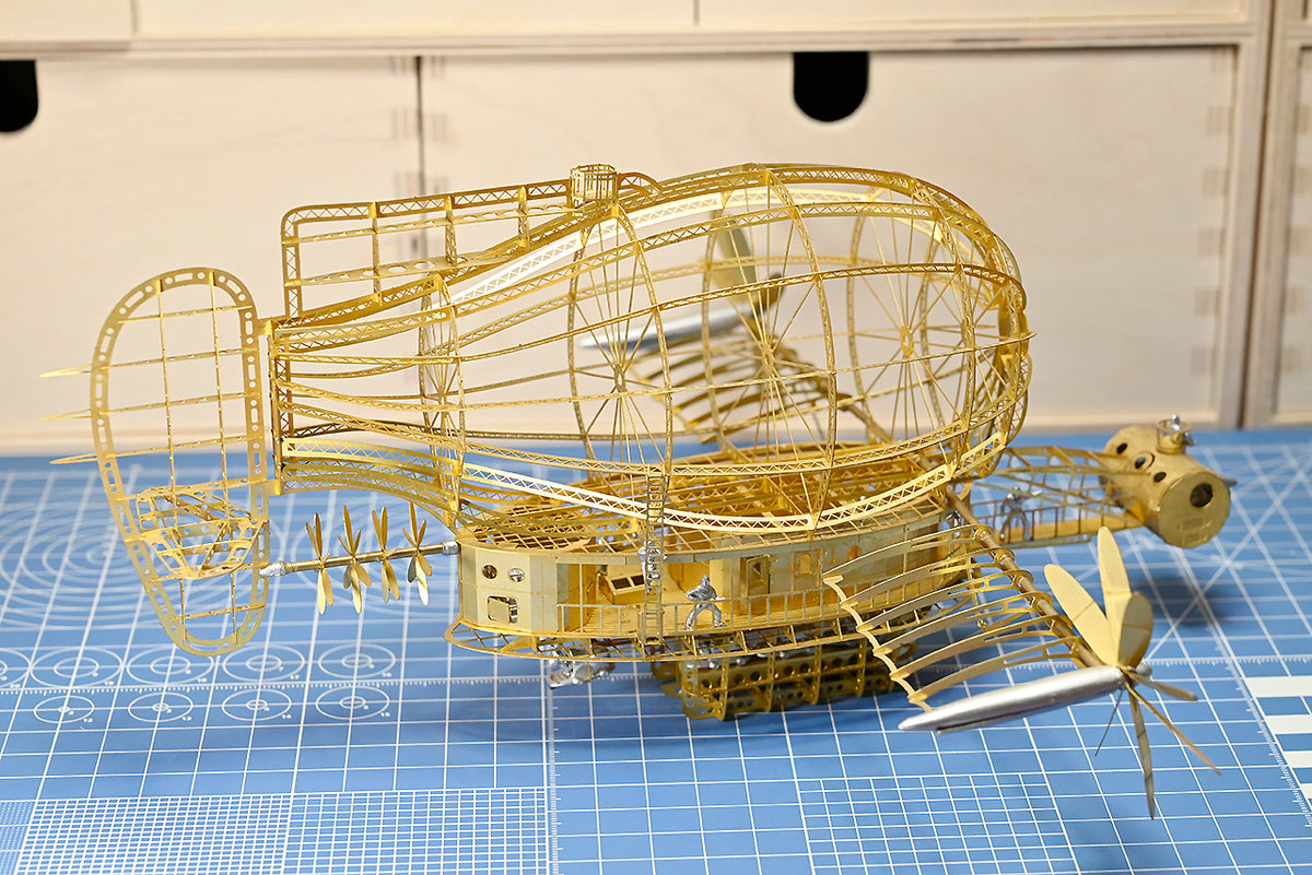 1/144 Laputa Castle in the Sky Tiger Moth Brass Precision Structure Model Kit