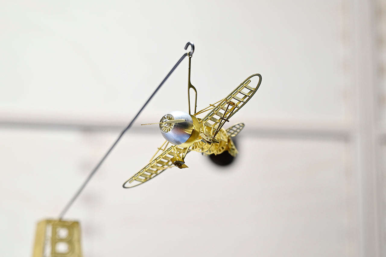 1/160 Gee Bee R2 Racer & Bendix Pylon 1932 Brass Precision Structure M ...