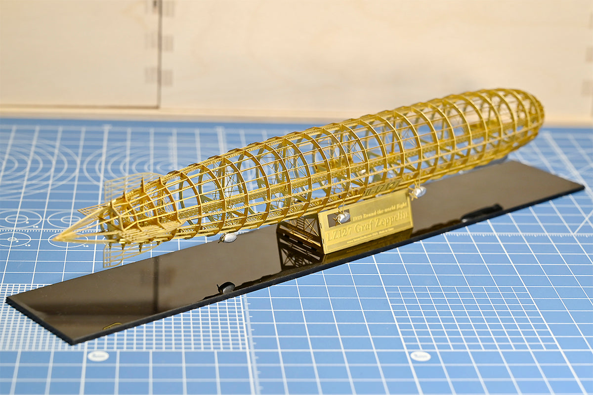 1/1000 German Graf Zeppelin Airship D-LZ127 1929 Brass Precision Structure Model Kit