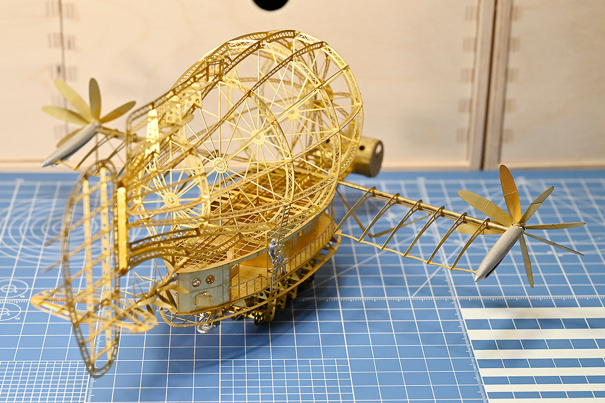 1/144 Laputa Castle in the Sky Tiger Moth Brass Precision Structure Model Kit