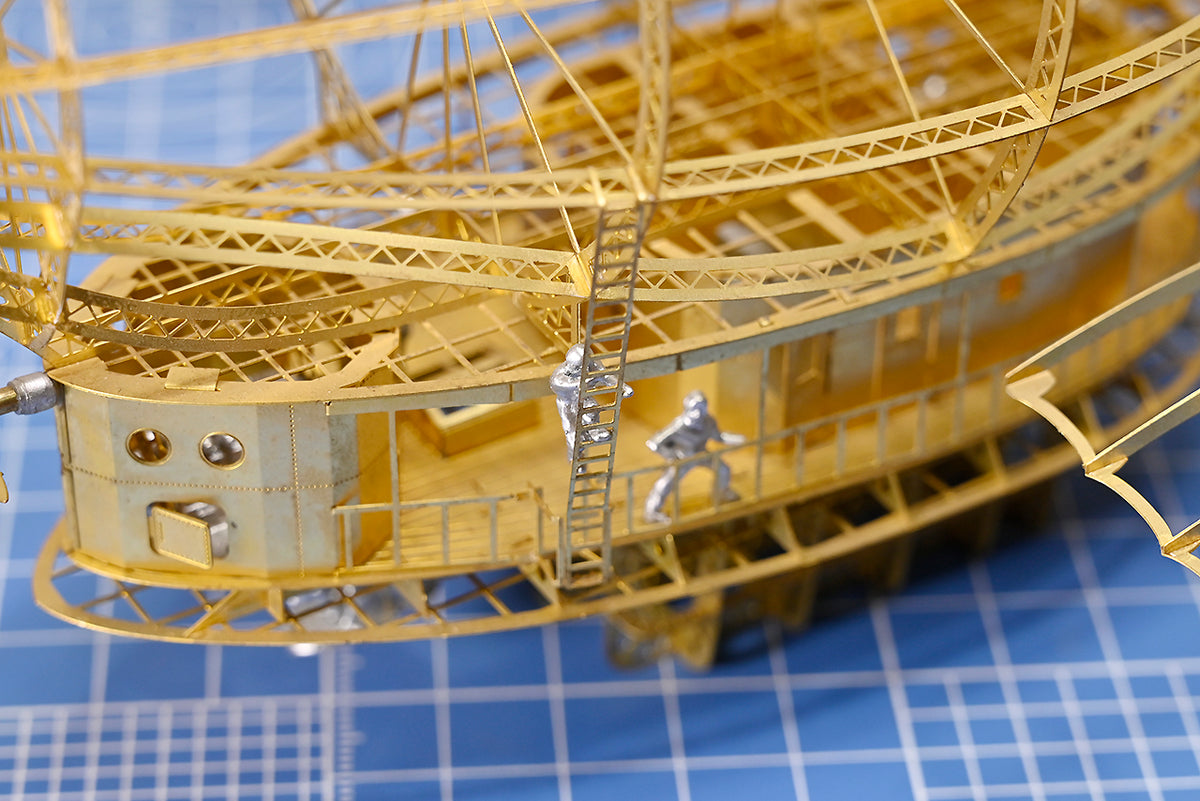 1/144 Laputa Castle in the Sky Tiger Moth Brass Precision Structure Model Kit