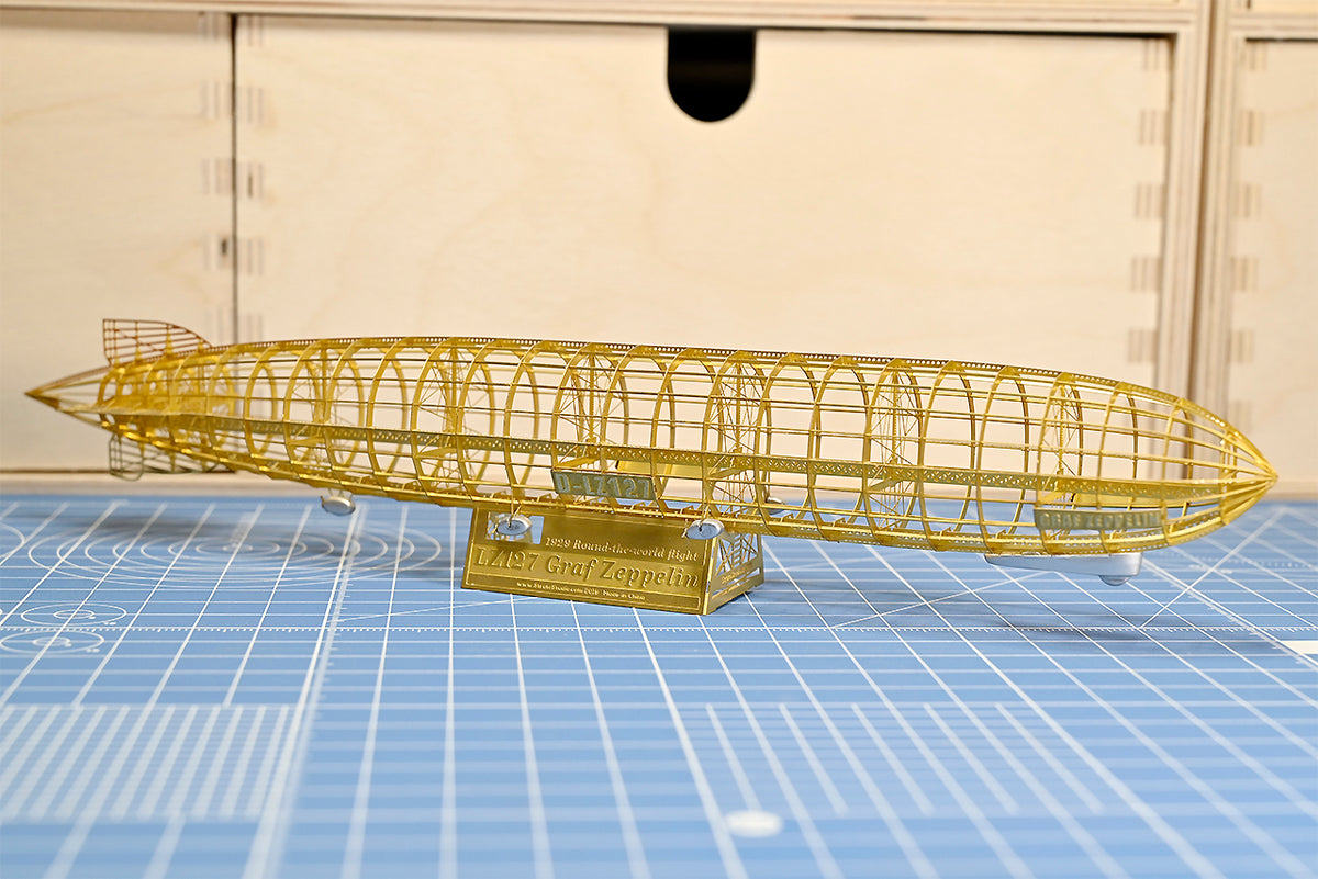 1/1000 German Graf Zeppelin Airship D-LZ127 1929 Brass Precision Structure Model Kit