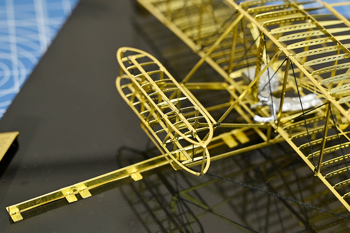 1/72 Wright Flyer 1903 First flight Brass Precision Structure Model Kit