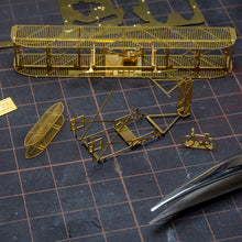 Load image into Gallery viewer, 1/160 Wright Flyer 1903 First Flight Brass Precision Structure Model Kit
