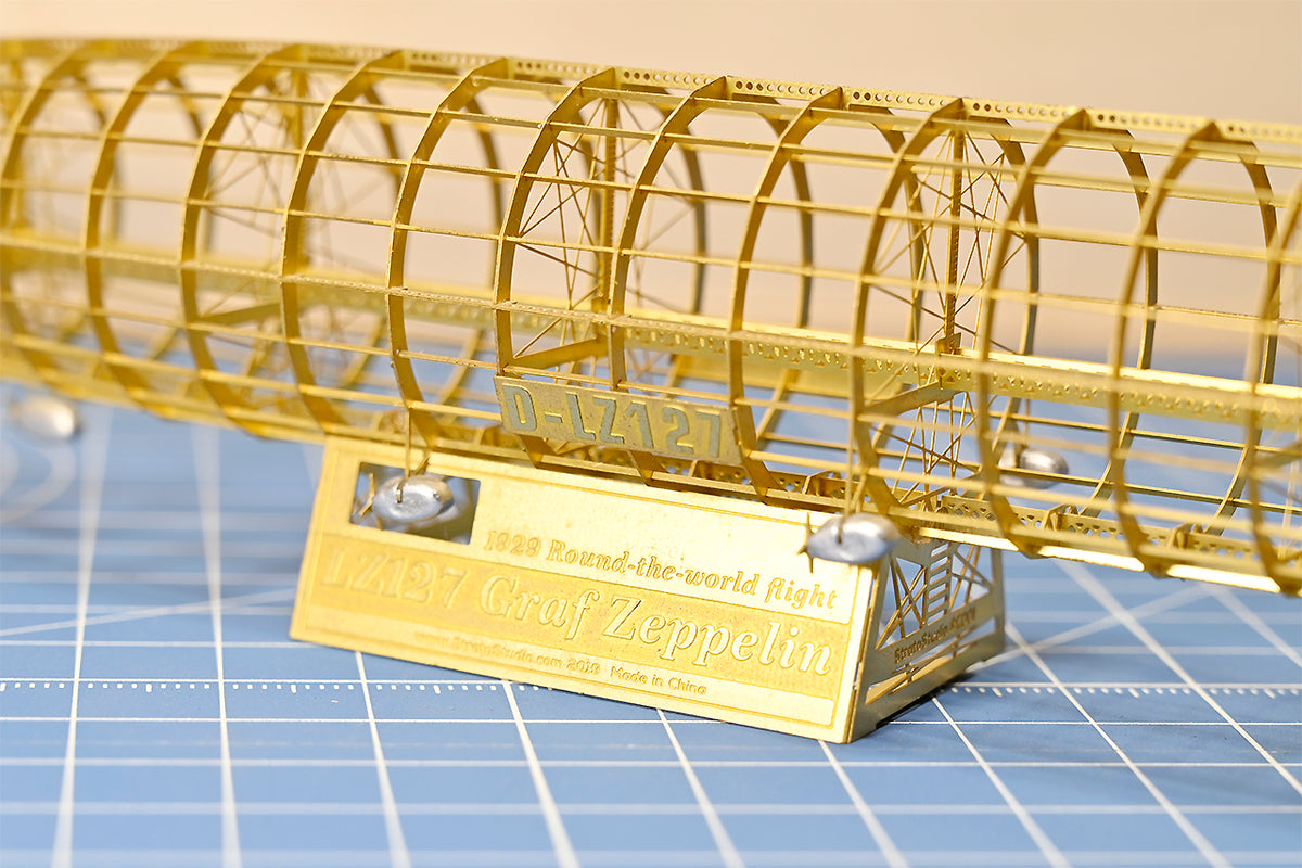 1/1000 German Graf Zeppelin Airship D-LZ127 1929 Brass Precision Structure Model Kit