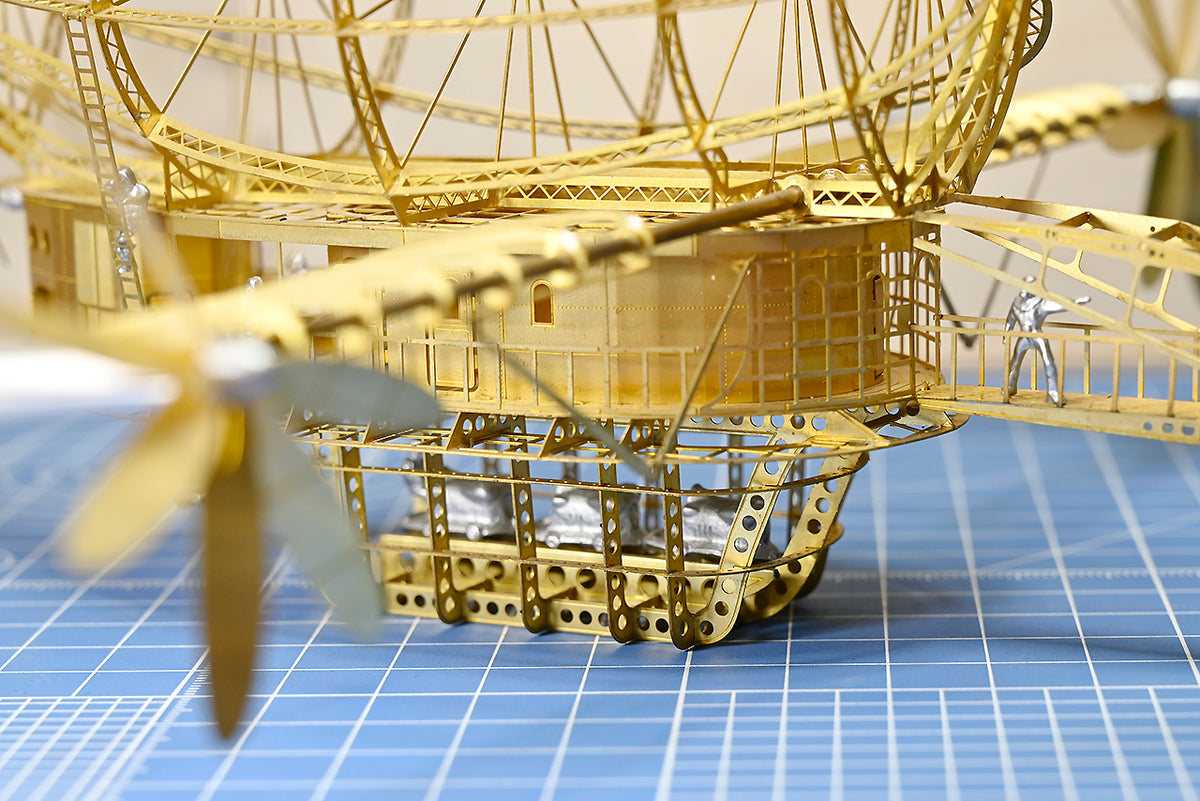 1/144 Laputa Castle in the Sky Tiger Moth Brass Precision Structure Model Kit