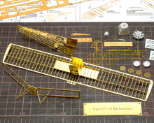 Load image into Gallery viewer, 1/72 Spirit of St.Louis 1927 Brass Precision Structure Model Kit
